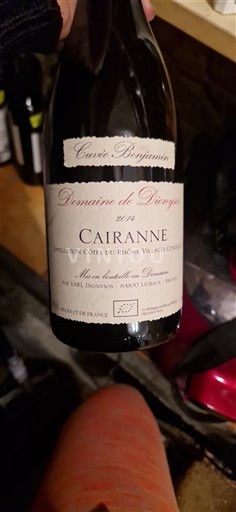 Thung lũng Rhône Cairanne Domaine Dionysos Benjamin 2014