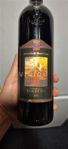 Toscana Brunello di Montalcino. Castello Banfi 2011