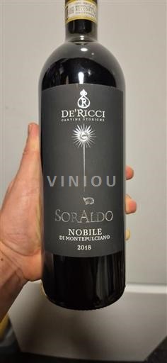 Toscana Nobile di Montepulciano De' Ricci SorAldo 2018