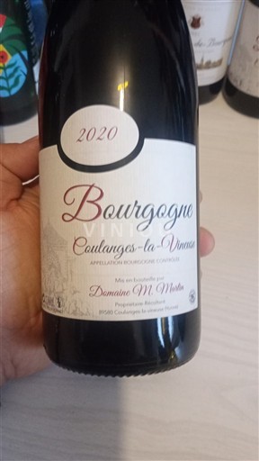 Bourgogne Ikke specificeret Domaine M. Martin 2020