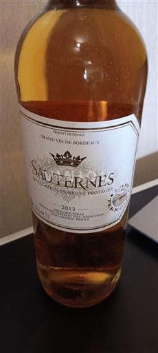 Bordeaux Sauternes Dulong Frères & Fils 2013