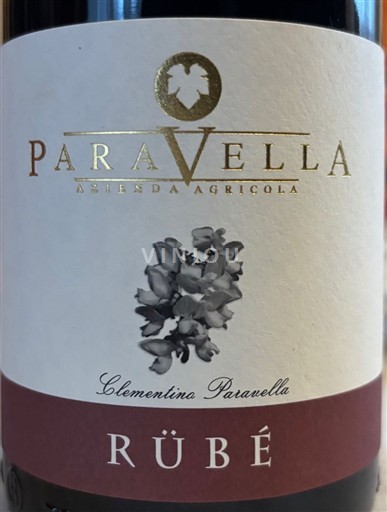 Vinos Rouge sec Rübè Peravella 2022 Italia Lombardía Oltrepò Pavese DOC