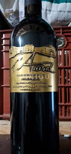 Languedoc Minervois Château L'Amiral d'Honneur Icke årgångsbetecknad