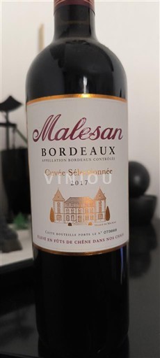 Bordeaux Malesan Sélectionnée 2017