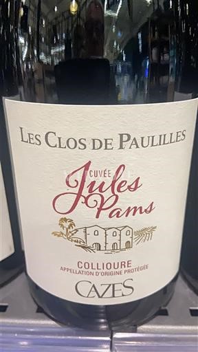 Roussillon Collioure Les Clos de Paulilles Jules Pams Không niên vụ