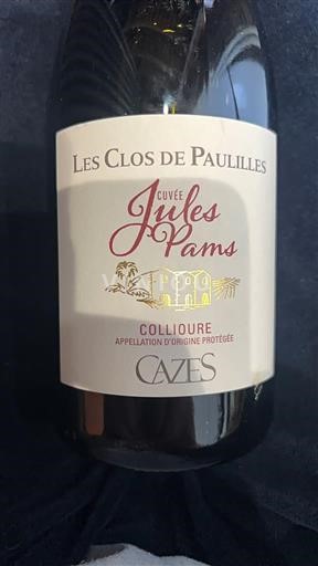 Rusijon Колјур Les Clos de Paulilles Jules Pams Non Millésimé