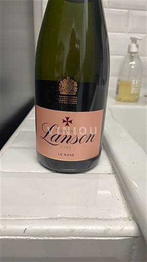 Šampanja Šampanjec Lanson Le Rosé Neleten.