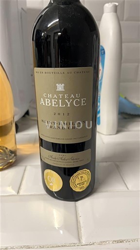 Bordeaux Saint-Émilion Grand Cru Grand Cru Château Abelyce 2012