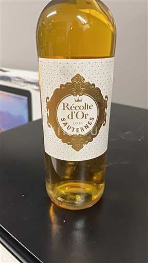 Bordeaux Sauternes Récolte Or 2021