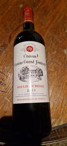 Bordeaux Moulis-en-Médoc Château Granins Grand Poujeaux 2011