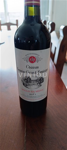 Bordo Moulis-en-Médoc Château Granins Grand Poujeaux 2011