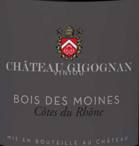 Rhônen laakso Côtes-du-rhône Château Gigognan Bois des Moines 2022