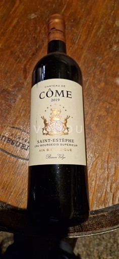 Bordeaux Saint-Estèphe Château Côme Baron Velge 2019