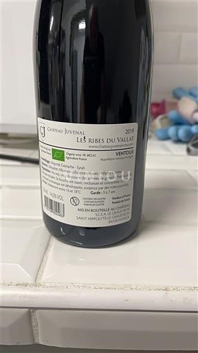 Vallée du Rhône Ventoux Château Juvenal Les Ribes du Vallat 2019