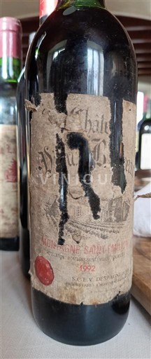 Bordeaux Montagne-saint-émilion Château Beau-Séjour 1972