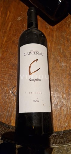 Tây Nam Gaillac Domaine Carcenac Exception 2015