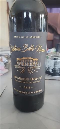 Bordeaux Saint-Émilion Grand Cru Château Belle Nauve 2018