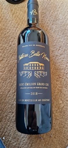 Bordeaux Saint-Émilion Grand Cru Château Belle Nauve 2018