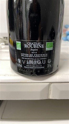 Provence Côtes-de-provence Château Roubine Inspire 2019