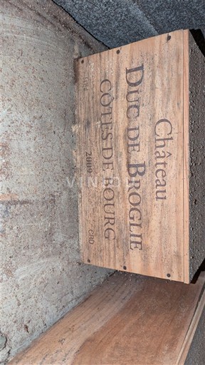 Burdeos Côtes-de-bourg Château Duc de Broglie 2009