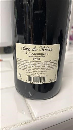 Valle del Rodano Côtes-du-Rhône La Coucourjade 2023