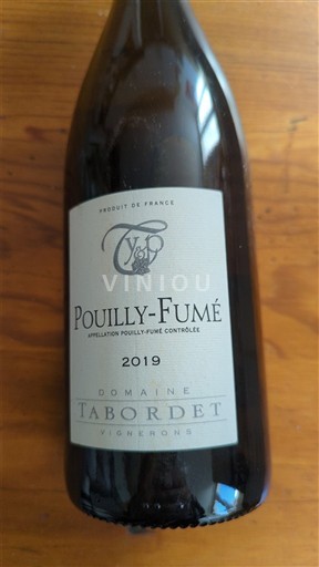 Vallée de la Loire Pouilly-fumé Domaine Tabordet 2019