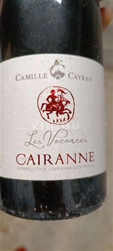 Valle del Rodano Cairanne Camille Cayran Les Voconces 2020