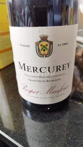 Bourgogne Mercurey Prosper Maufoux Non Millésimé
