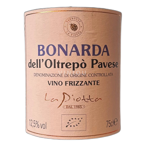 Vinos Rouge sec Bonarda Frizzante La Piotta 2021 Italia Lombardía Oltrepò Pavese DOC