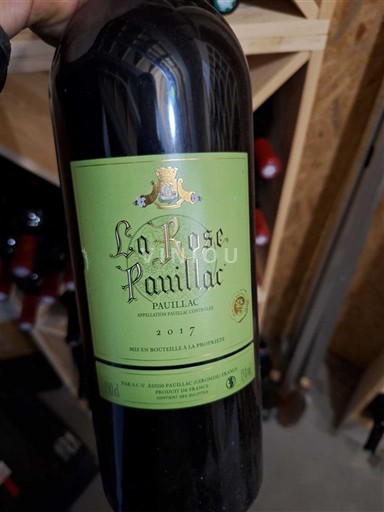 Bordeaux Pauillac La Rose Pauillac 2017
