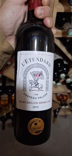 Bordeaux Saint-Émilion Grand Cru Château Valade L'Etendard 2012