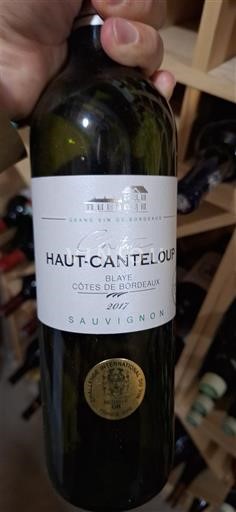 Bordeaux Blaye-Côtes-de-Bordeaux Château Haut-Canteloup 2017