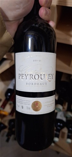 Bordeaux Château Peyrouley 2012