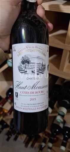Bordeaux Côtes-de-bourg Château Haut-Mousseau 2015