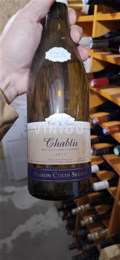 Bourgogne Chablis Maison Colin Seguin 2017