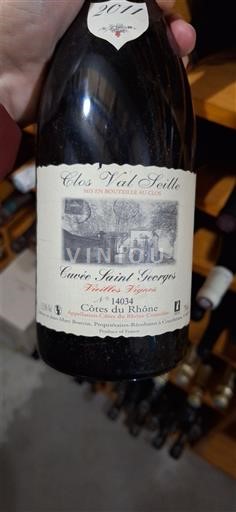 Thung lũng Rhône Côtes-du-rhône Clos Val Seille Saint Georges Vieilles Vignes 2011