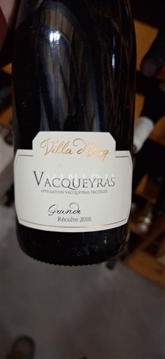Rona dolina Vacqueyras Villa d’Erg Grande recolte 2018