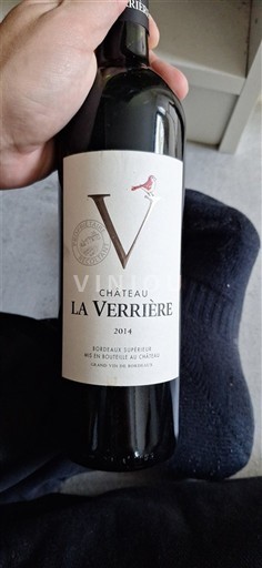 Bordeaux Bordeaux Supérieur Château La Verrière 2014