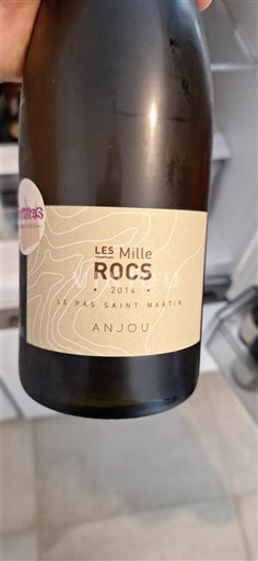 Thung lũng sông Loire Anjou Le Pas Saint Martin Les Mille Rocs 2014