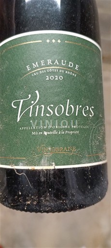 Rhônevallei Vinsobres Vignerons de la Vinsobraise Emeraude 2020
