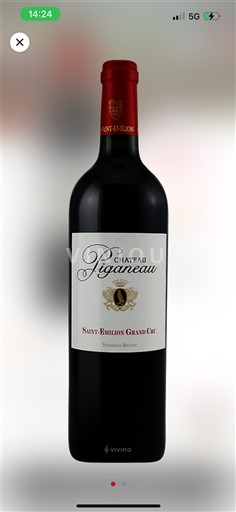 Bordeaux Saint-Émilion Grand Cru Grand Cru Château Piganau 2022