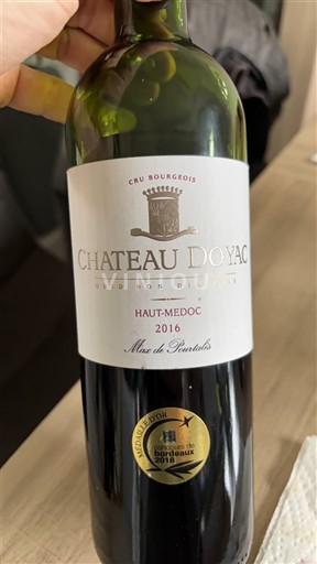 Bordeaux Haut-Médoc Cru Bourgeois Château Doyac Marc de Pourtalès 2016