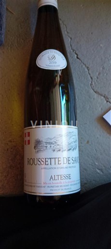 Savoie và Bugey Roussette-de-savoie Domaine Dupasquier 2019