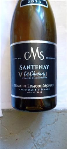 Burgundy Santenay Domaine Edmond Monnot Le Chainey 2023