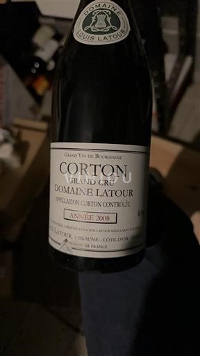 Burgundsko Corton Grand Cru Domaine Louis Latour 2008