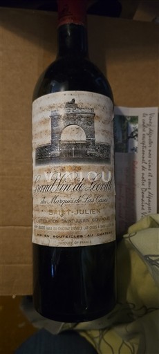 Bordeaux Saint-Julien Leoville Las Cases Grand Vin de Léoville du Marquis de Las Cases 1976