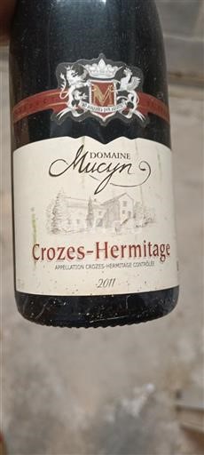 Údolí Rhôny Crozes-Hermitage Domaine Mucyn 2011