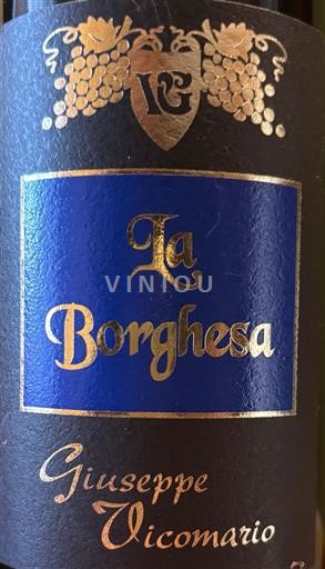 Lombardy Oltrepò Pavese Giuseppe Vicomario La Borghesa - Buttafuoco - 2017