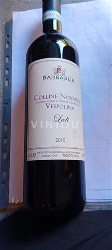 Piedmont Colline Novaresi Barbaglia Ledi 2015
