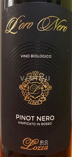 Lombardiet Oltrepò Pavese Lozza L’oro Nero - Pinot Nero - 2020